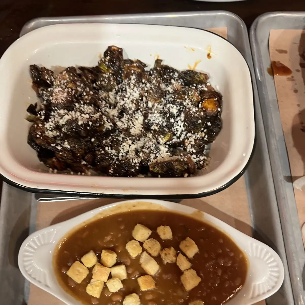 Brussel Sprouts and Bacon Beans