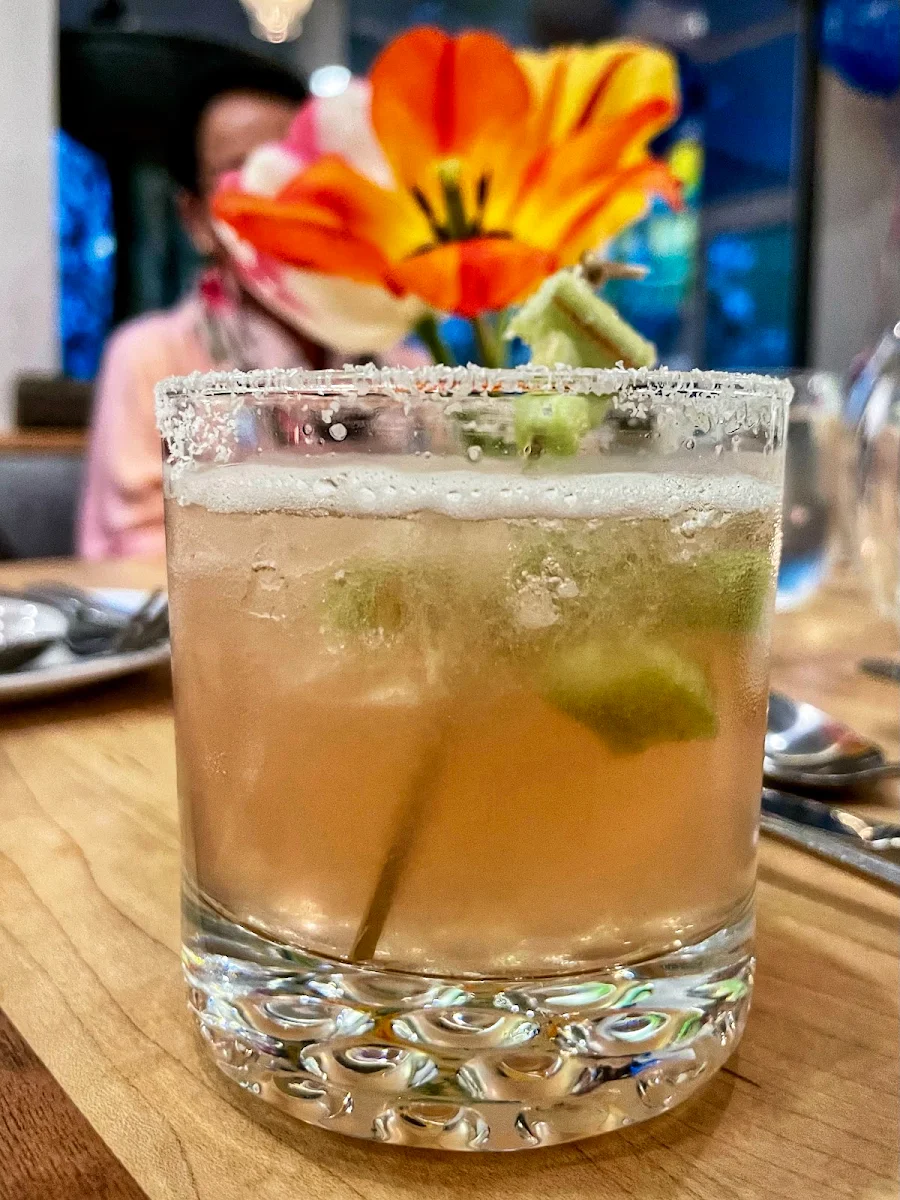 Rhubarb Margarita Cocktail