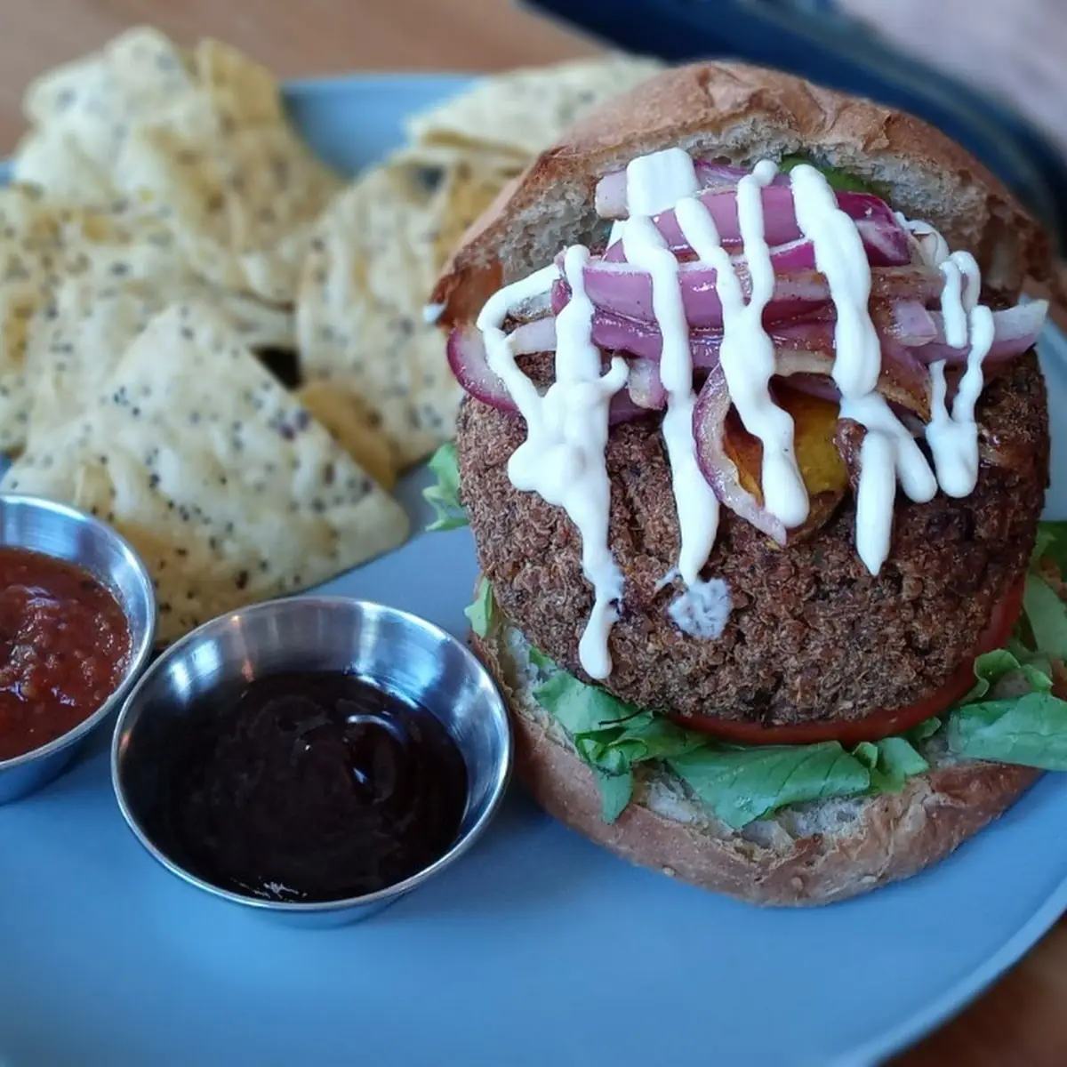 Blue Cheese Bacon Burger