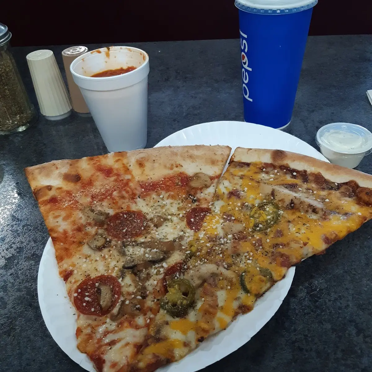 BBQ Chicken Pizza Pepperoni and Mushroom Pizza