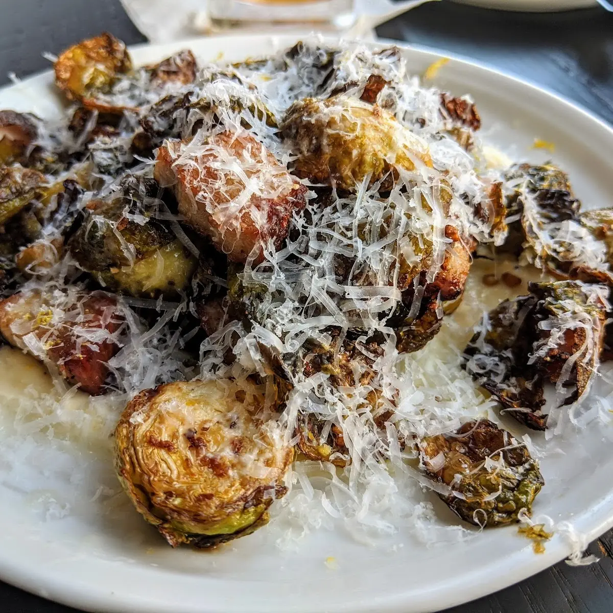 Brussels Sprouts with Pork Belly
