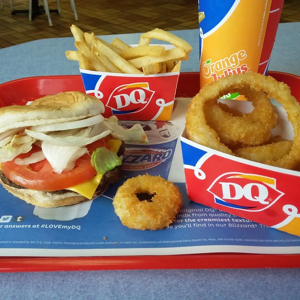 Cheeseburger Rings & Fries