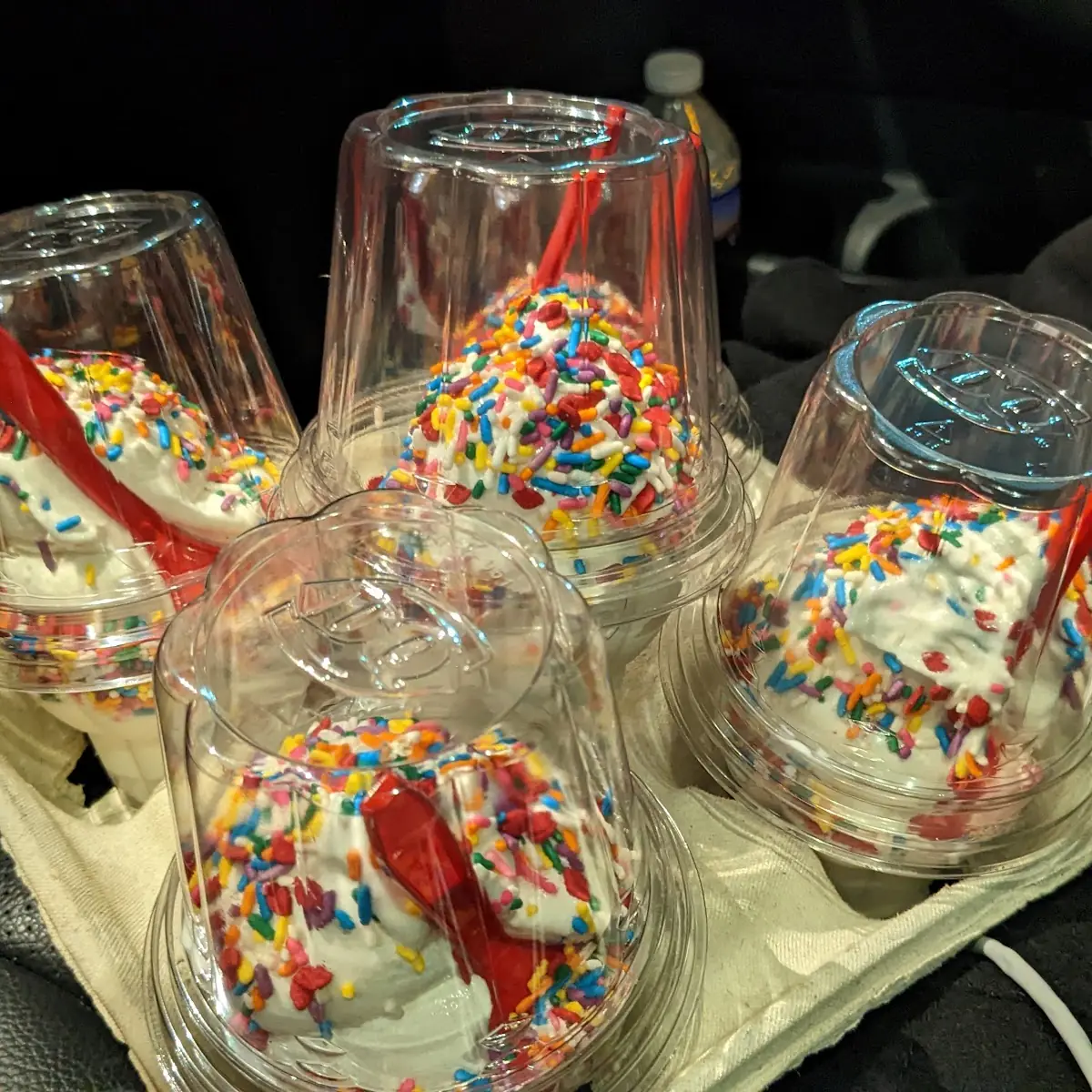 Vanilla with Rainbow Sprinkles