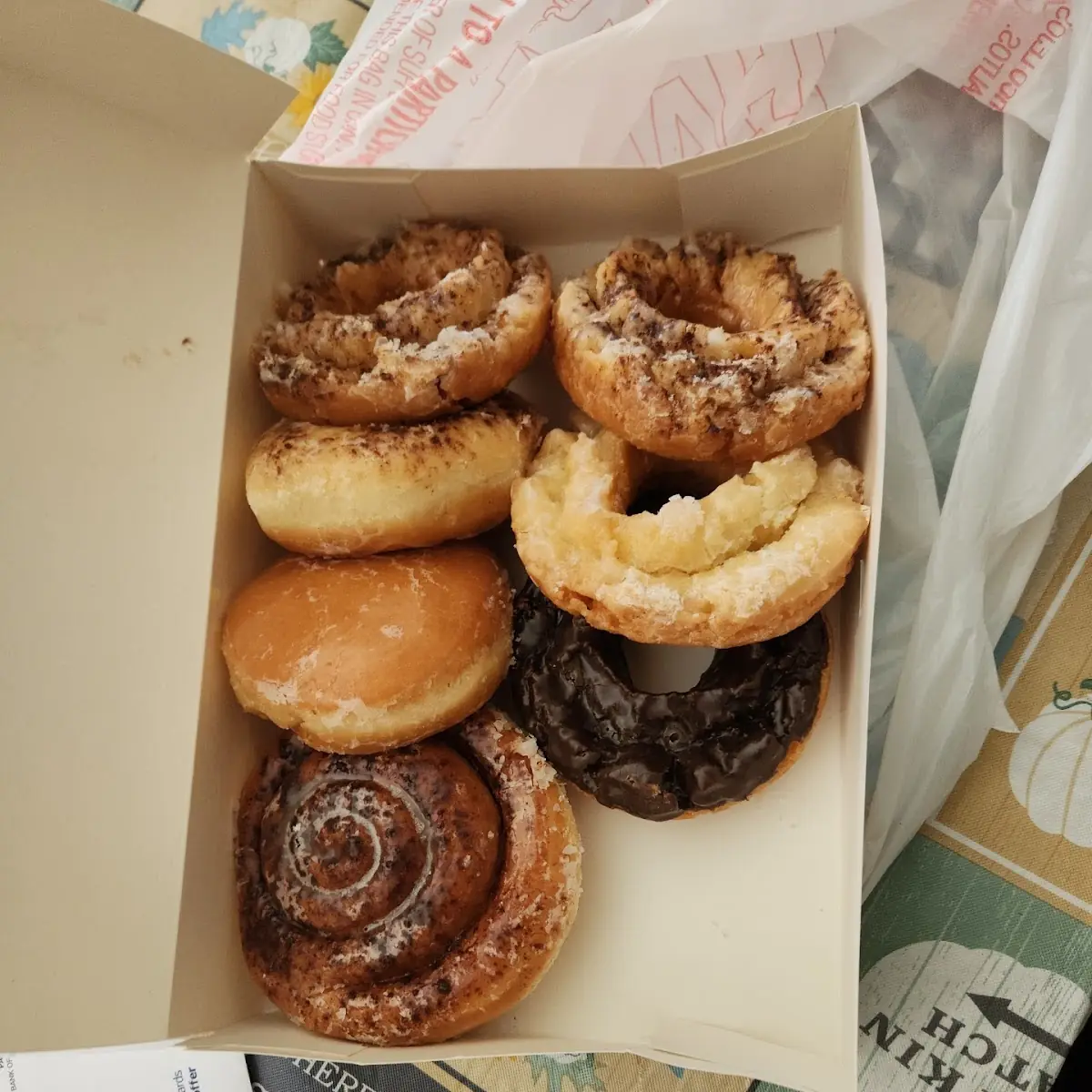 Crinkle Donuts Cinnamon Bun