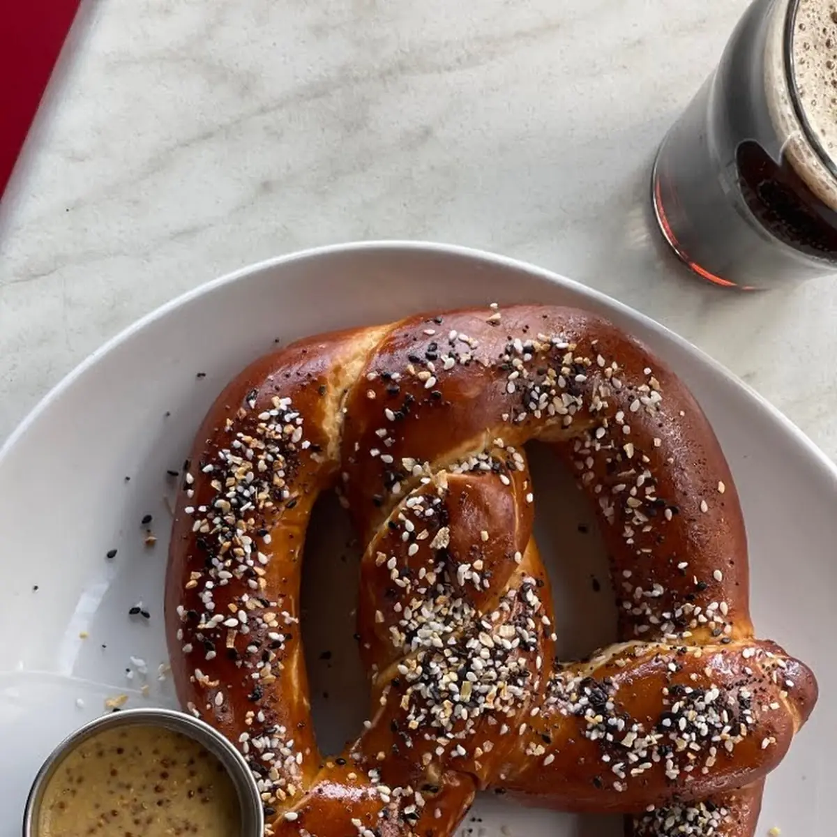 Bavarian Everything Pretzel