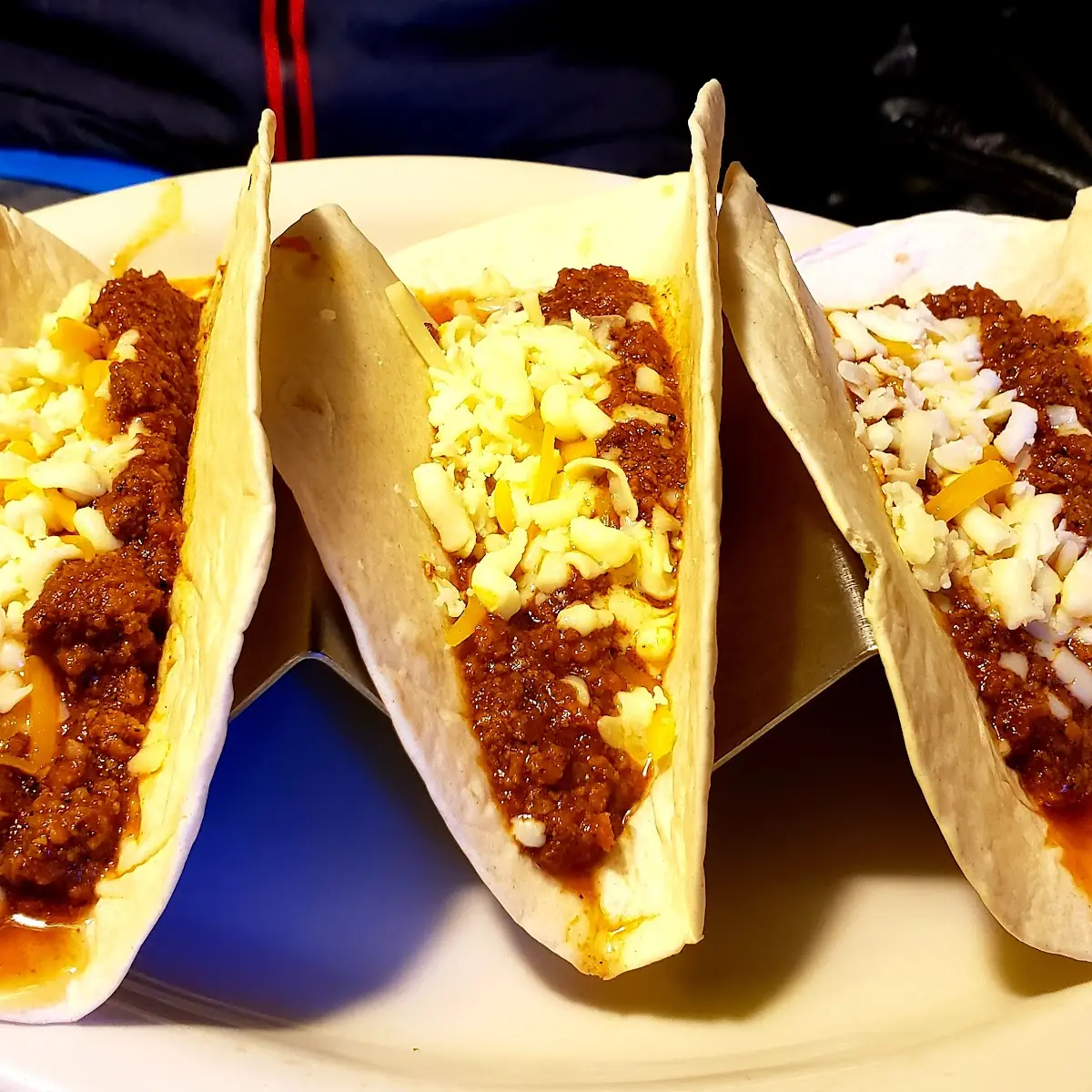 Three Soft Shell Tacos
