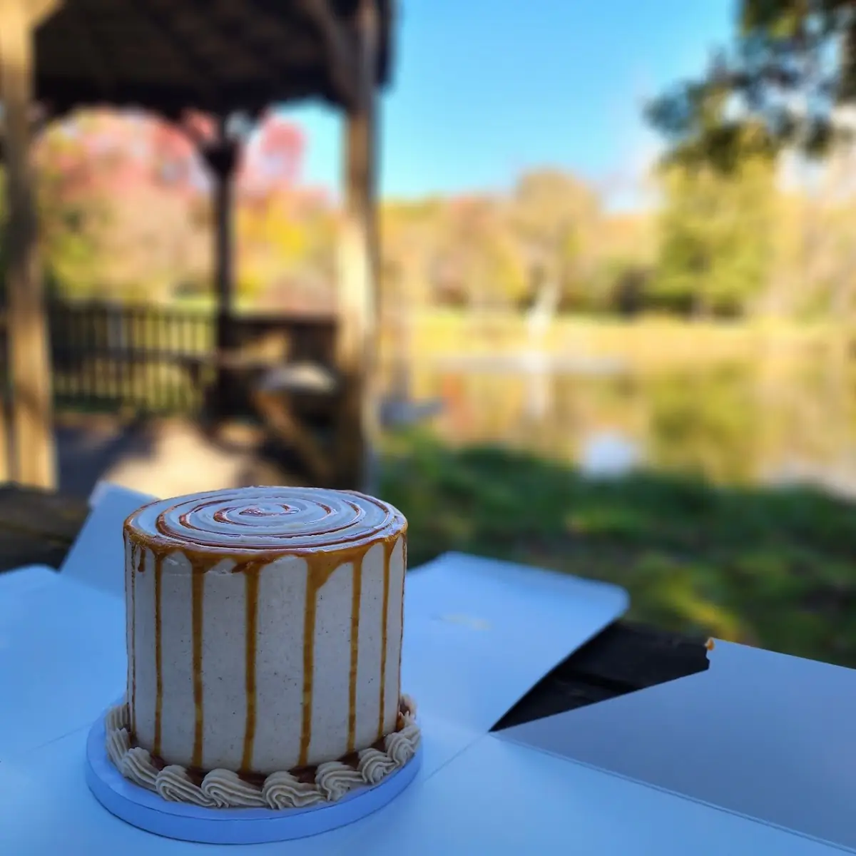 Cake Slice - Pumpkin Spice Latte