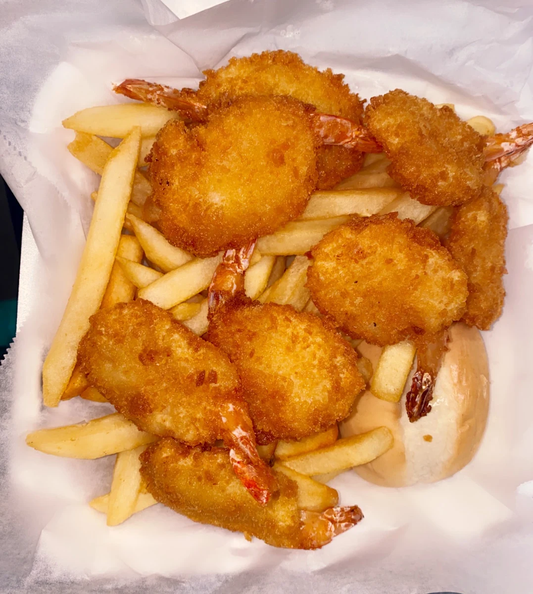 Golden Fried Shrimp