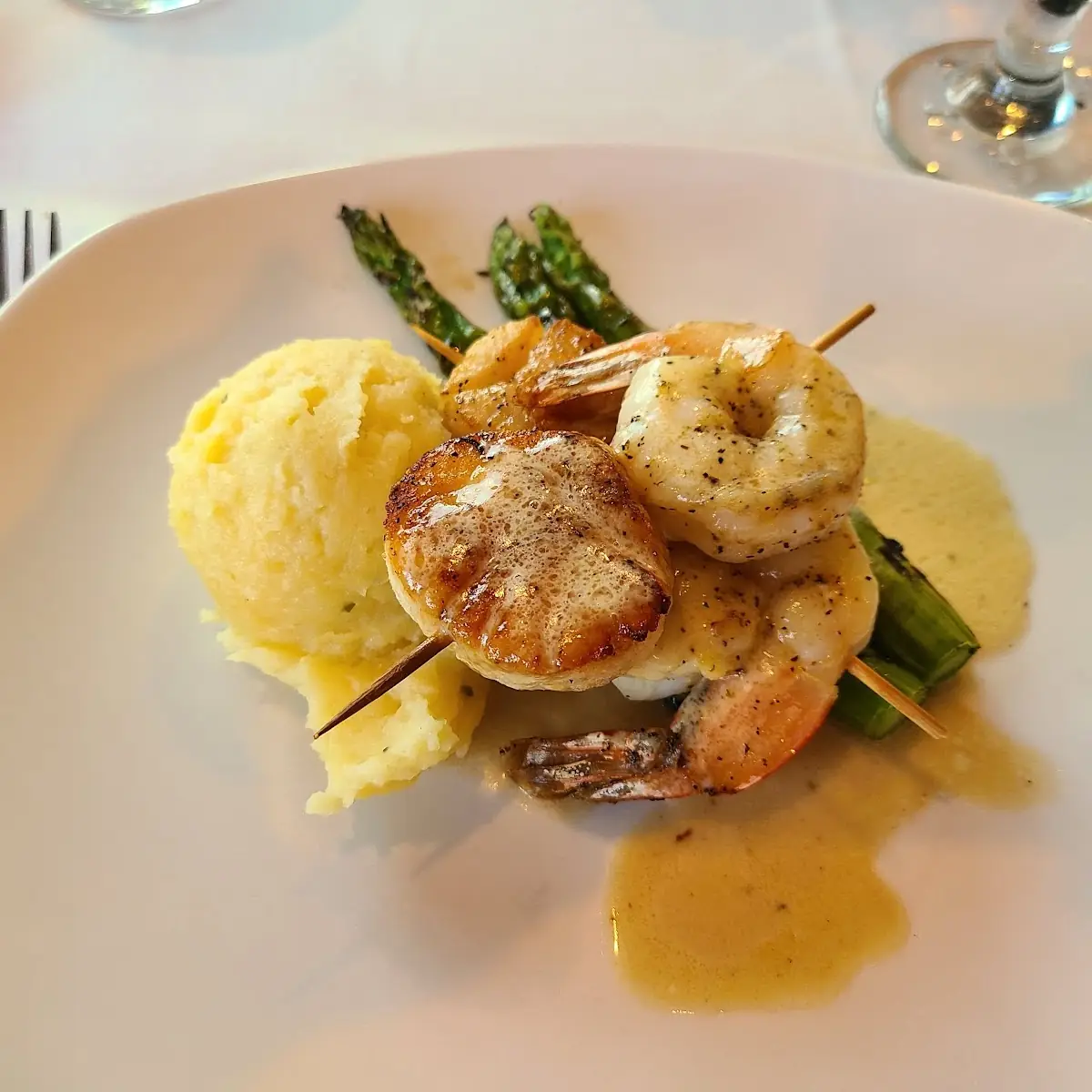 Grilled Shrimp and Scallops