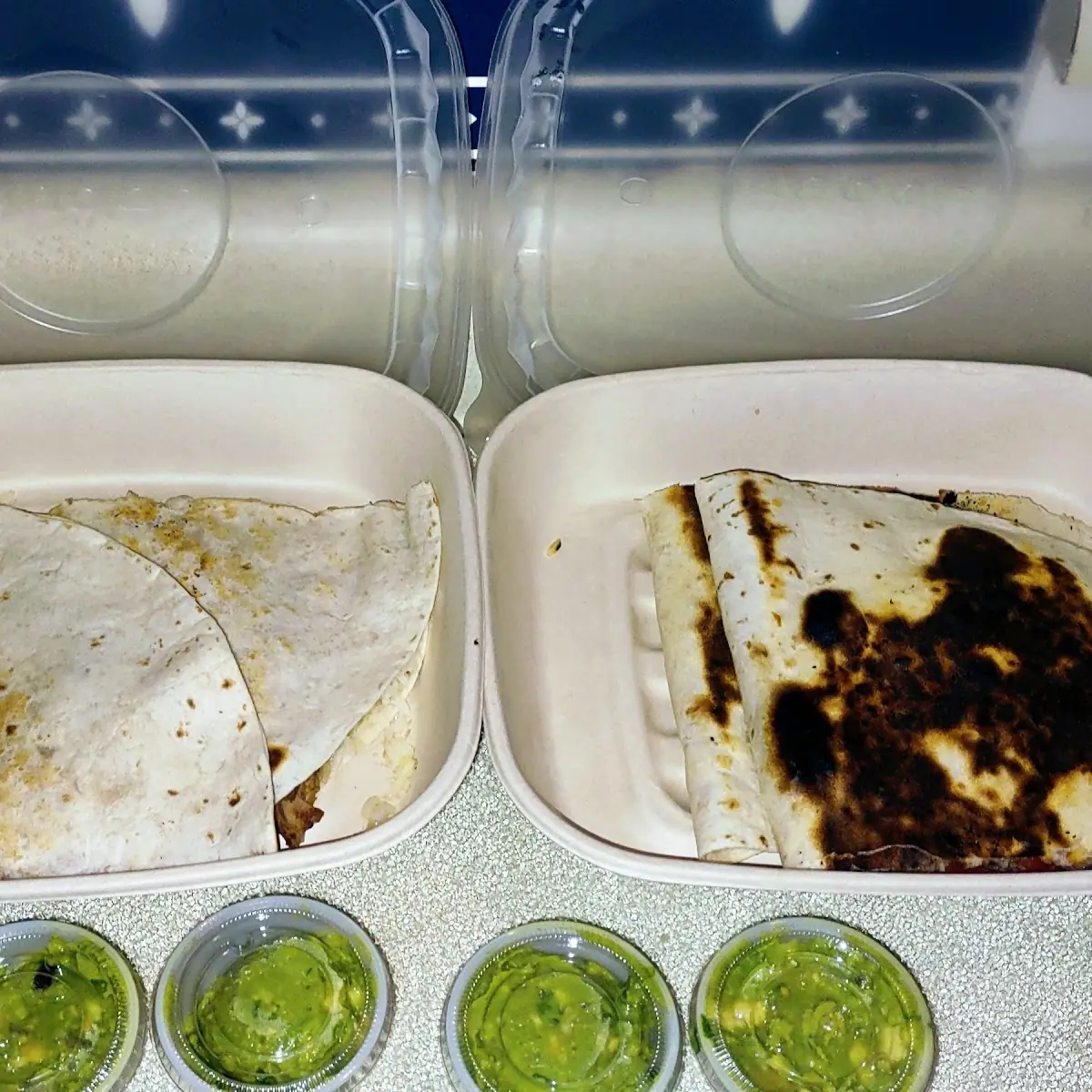 Pork Quesadilla and Guacamole