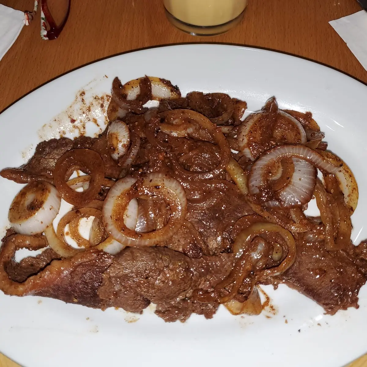 Bistec Encebollado Onion Steak
