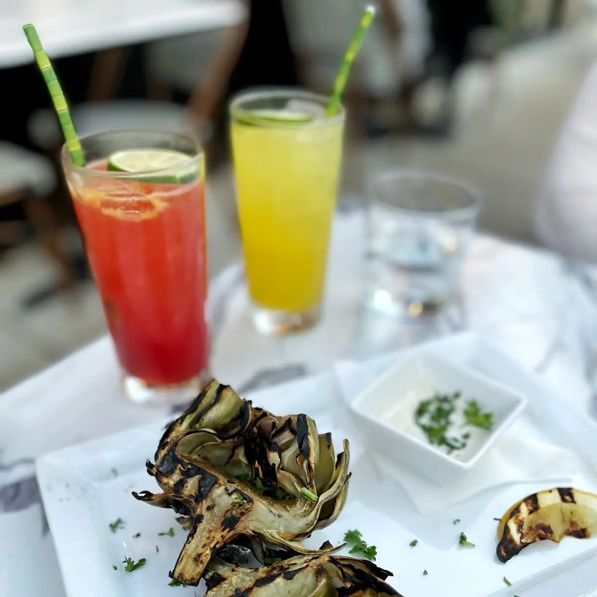 Grilled Artichoke Hearts