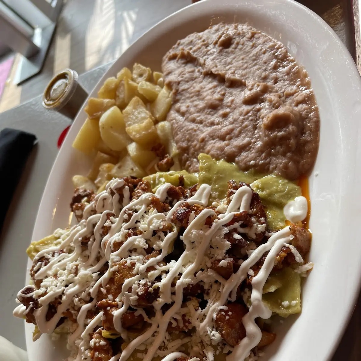 Chilaquiles Verdes Plates