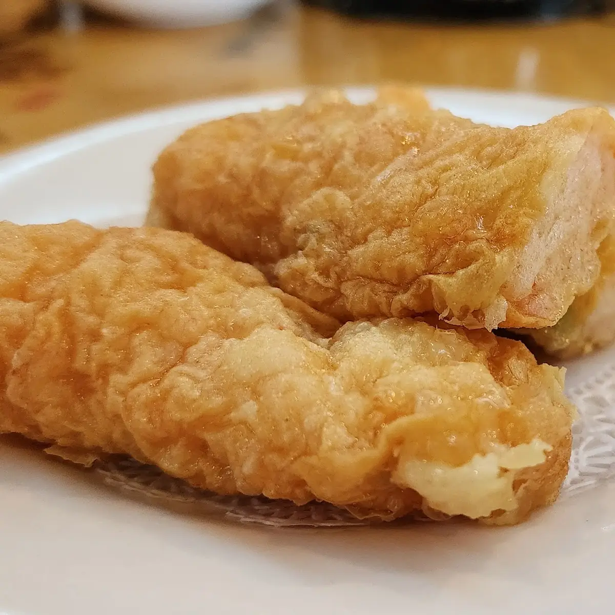 Fried Bean Curd with Shrimp Roll