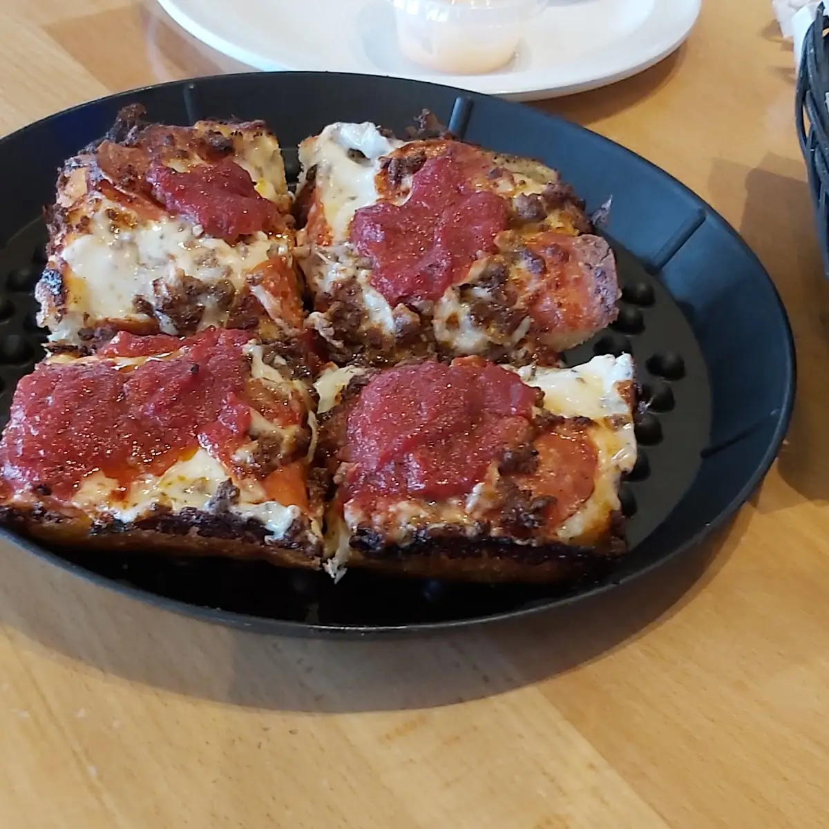 Personal Pan Pepperoni and Hamburger