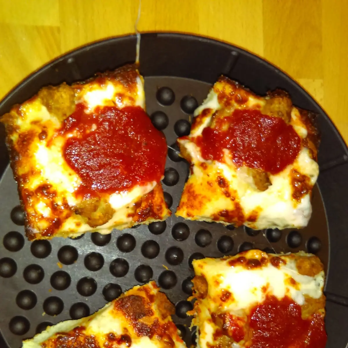 Sicilian Pan Pizza with Sausage
