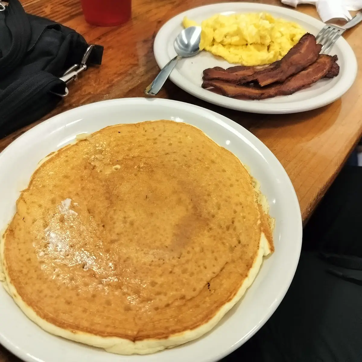 Pancake Eggs Bacon
