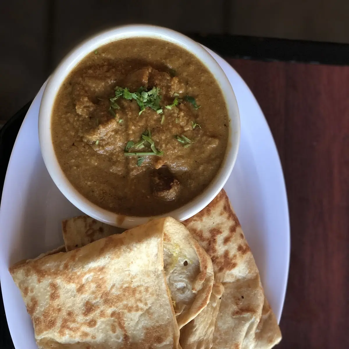 Veechu Parota With Veg Korma