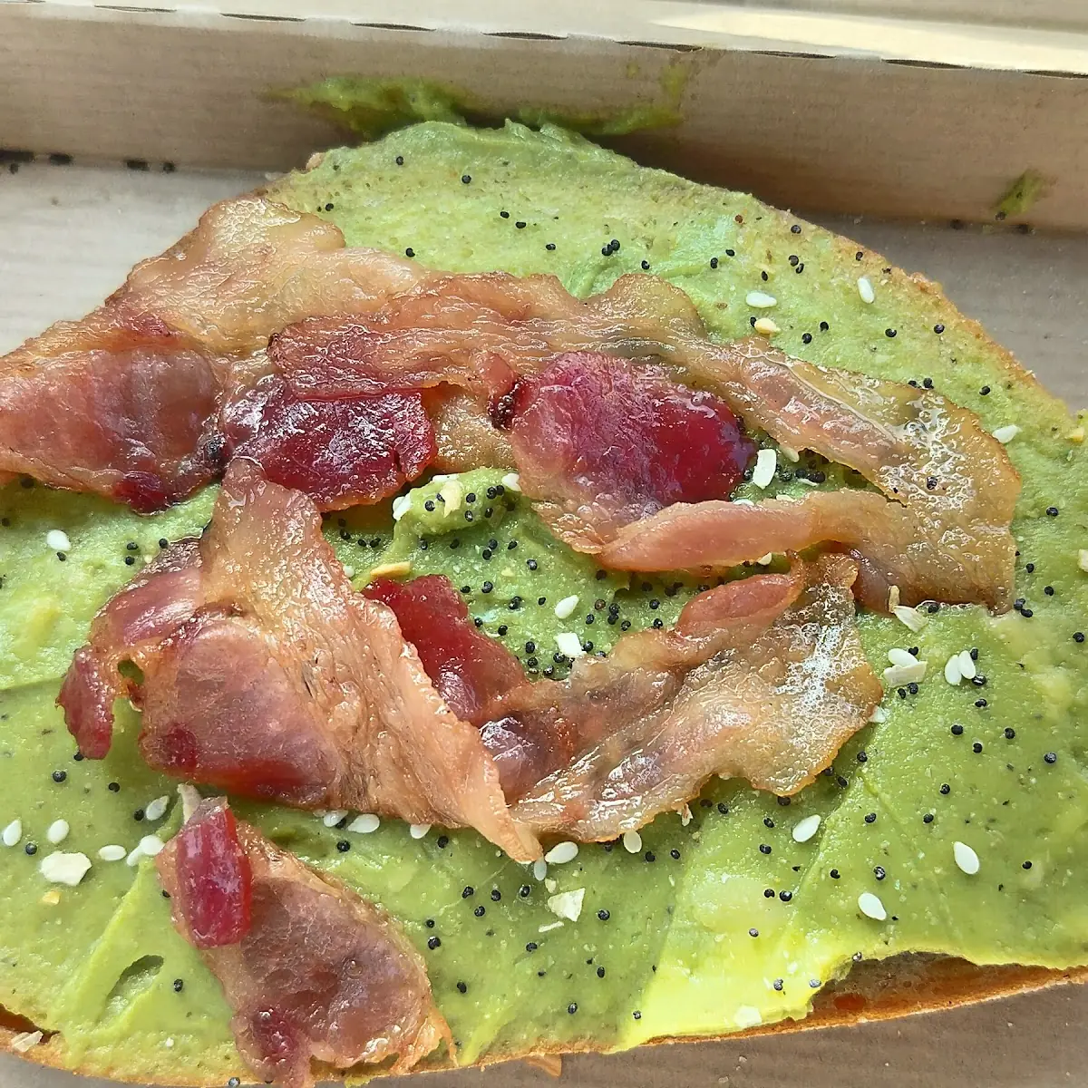 Avocado Toast with Bacon