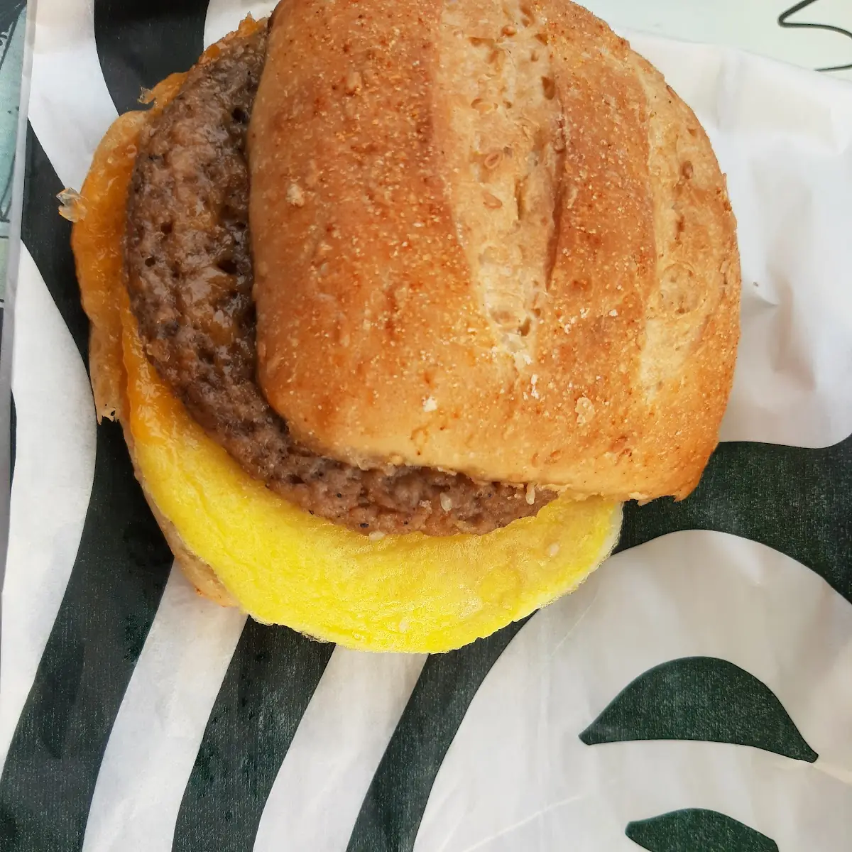 Impossible Sausage Breakfast Sandwhich