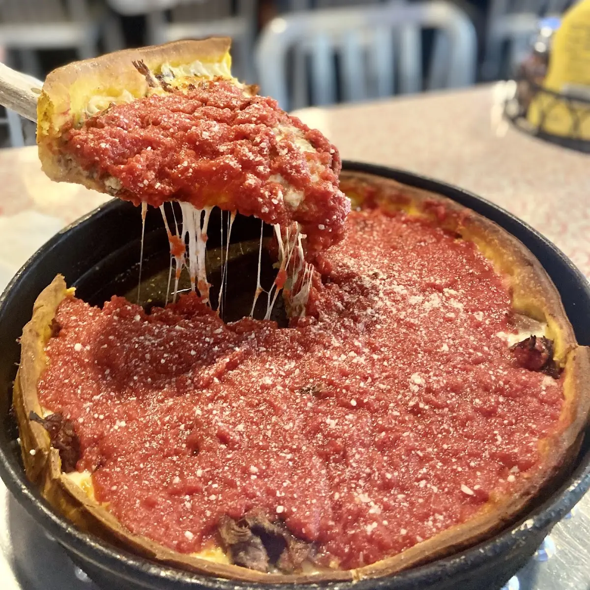 Chicago-Style Deep Dish Pizza