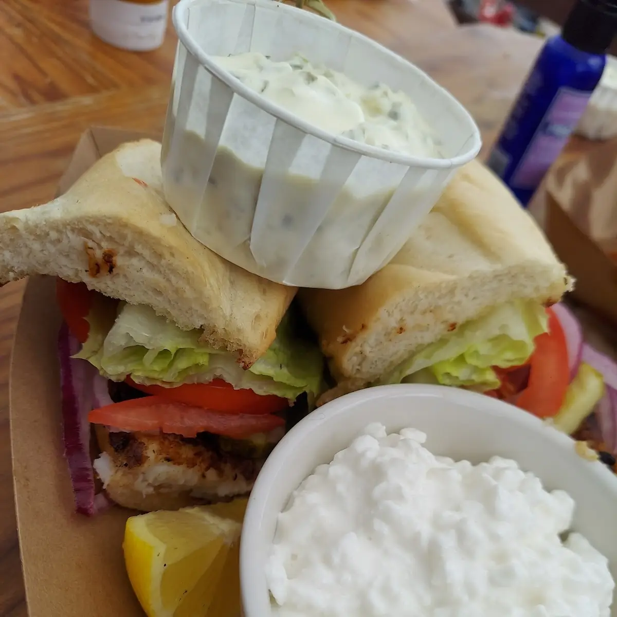 Grilled Fish Sandwich