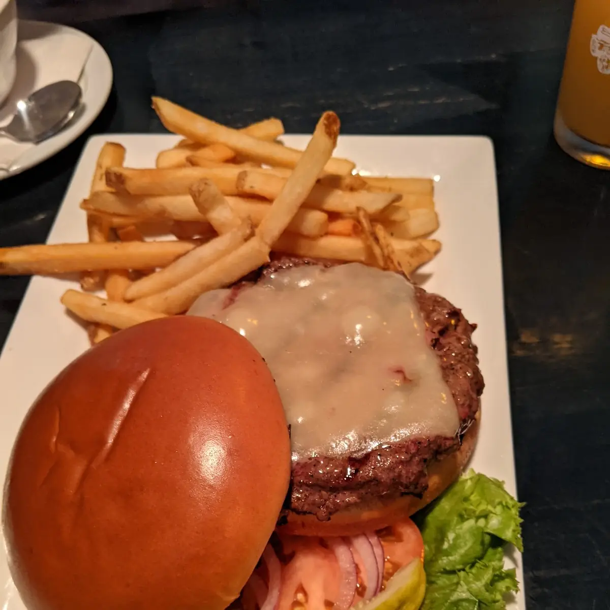 Burger and Fries