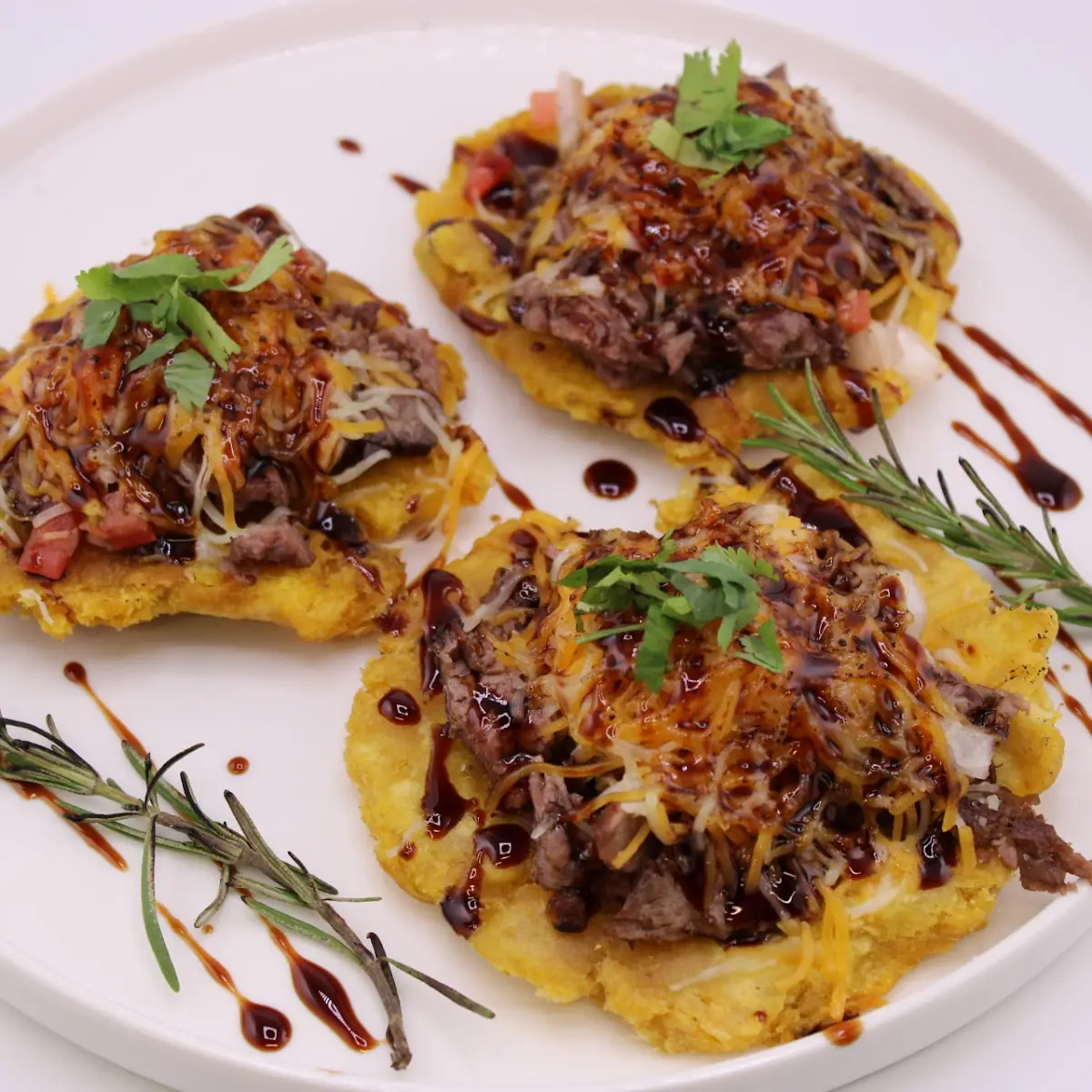 Fire Loaded Tostones Tostones Rellenos