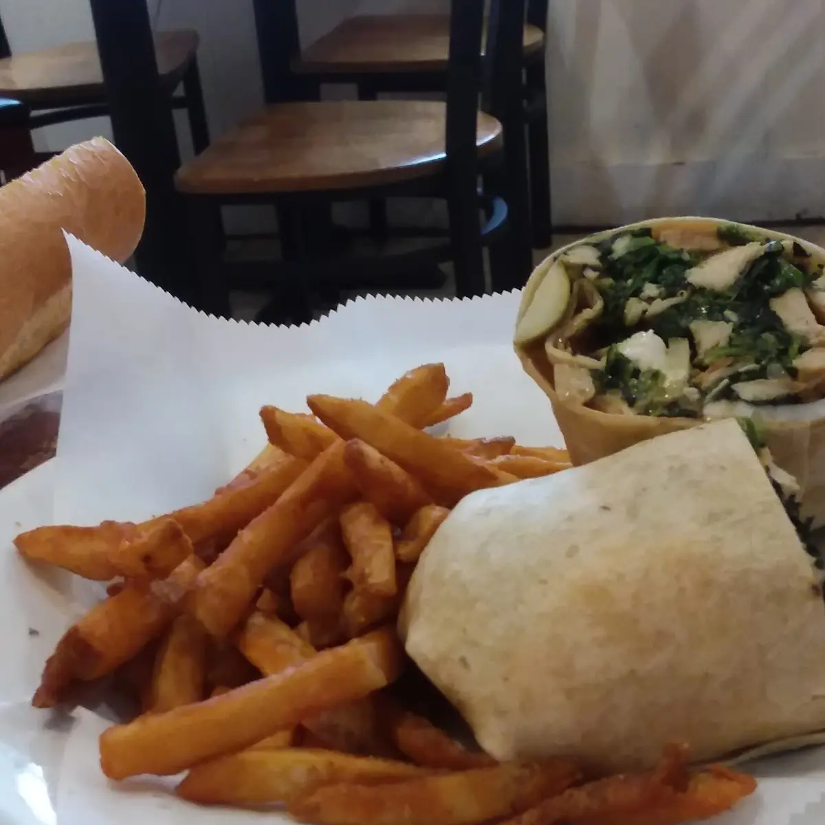 Kokopelli Wrap Chicken Spinach Mozzarella Cheese