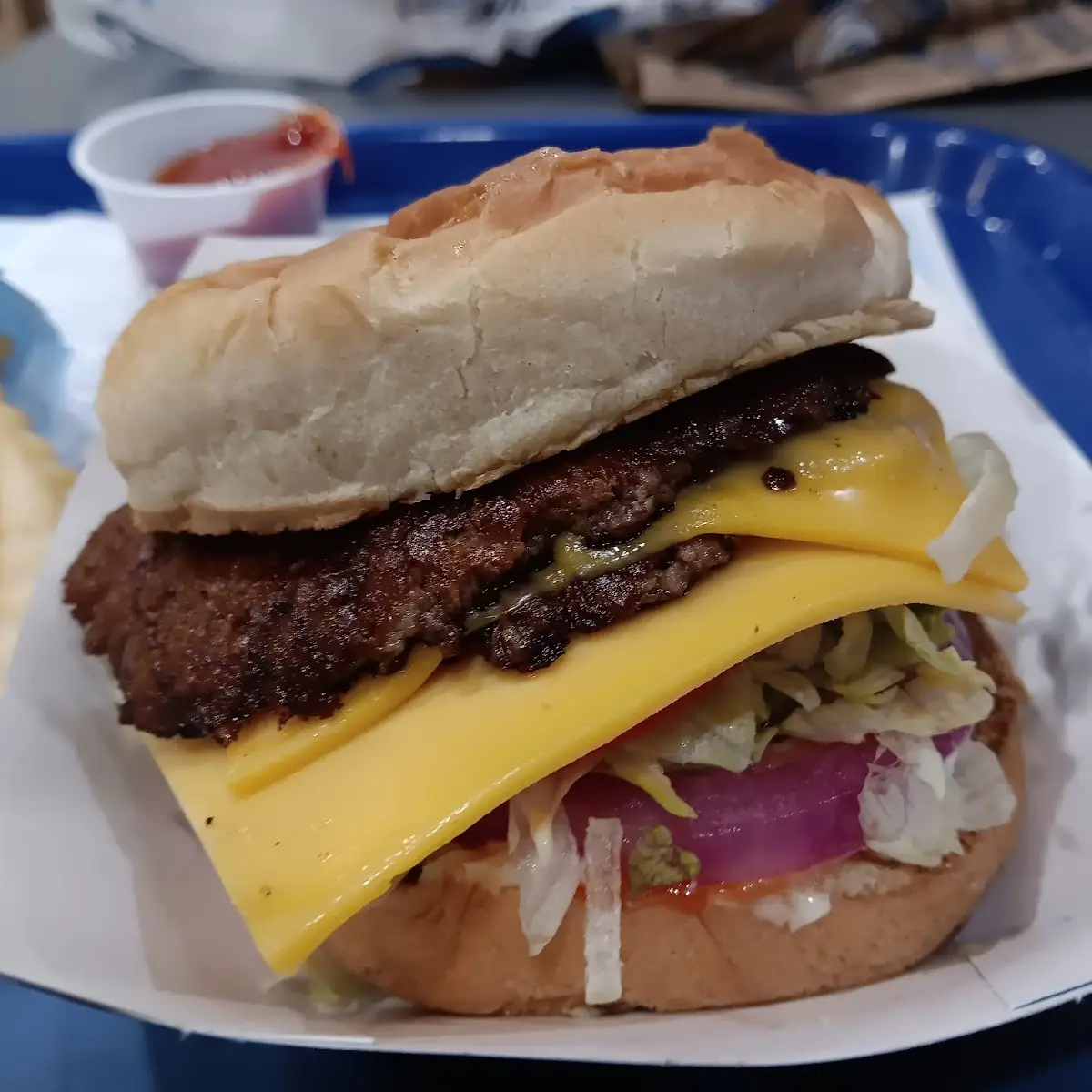 Deluxe Double Cheeseburger