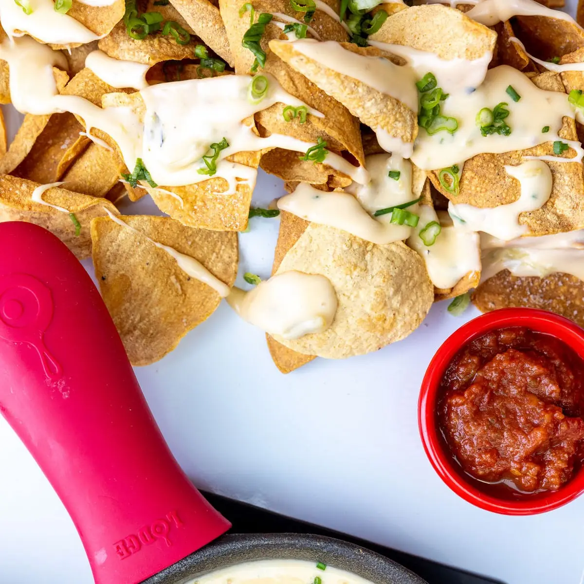 Cast Iron Chips & Queso