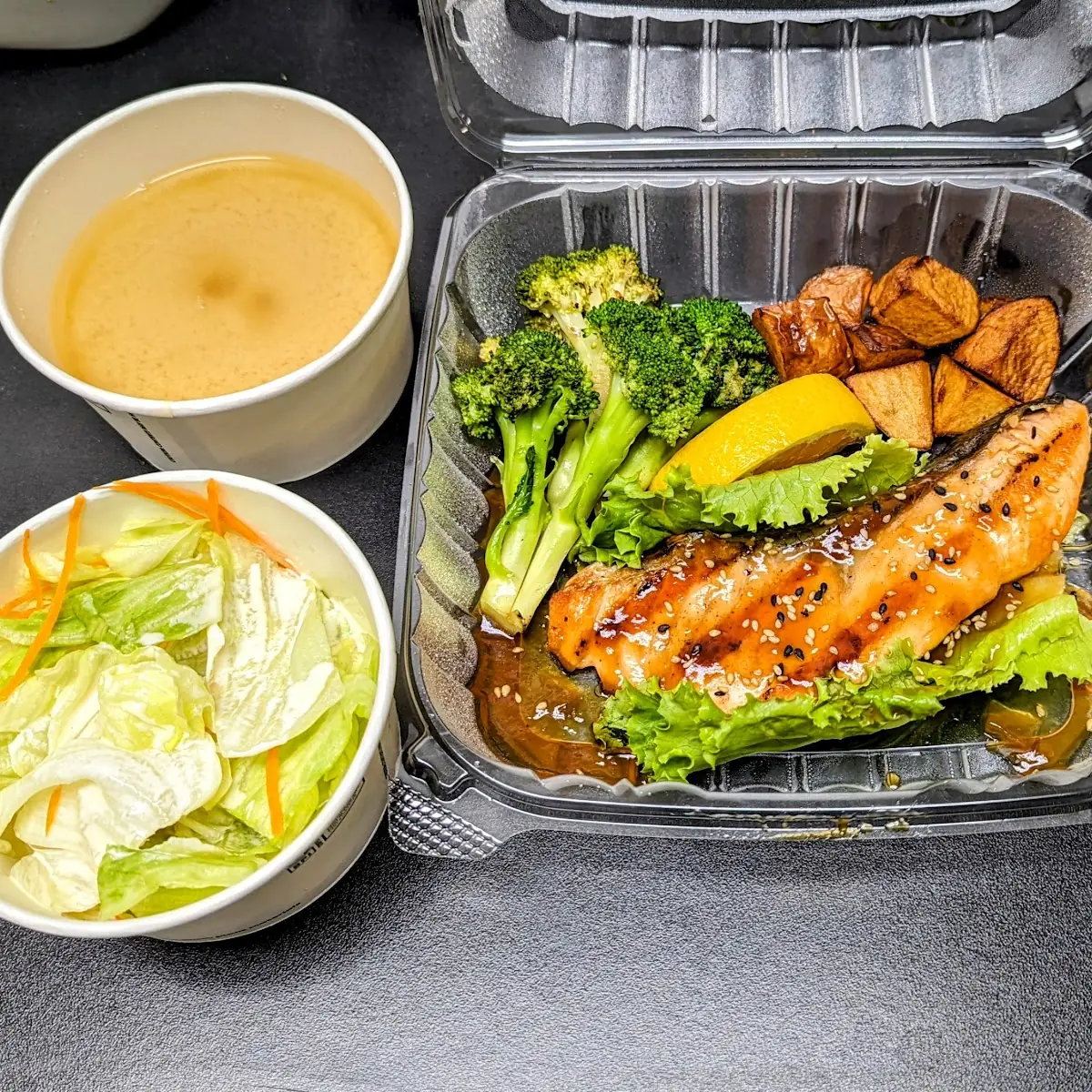 Salmon Teriyaki Bento