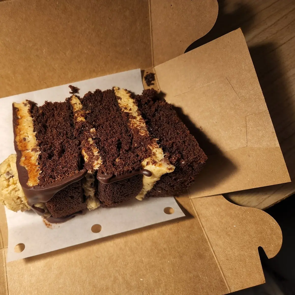 Chocolate Cookie Dough Cake