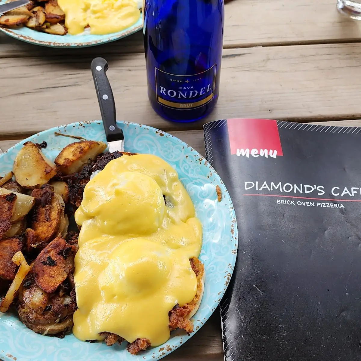 Eggs Benedict and Bacon Egg and Cheese