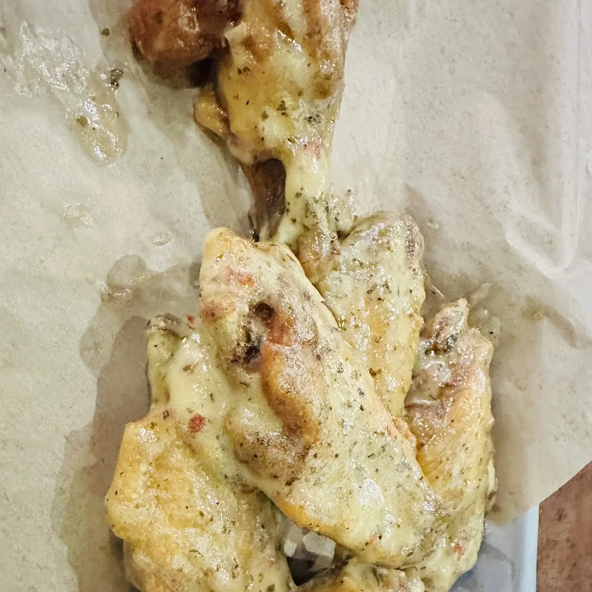 Parmesan Garlic Chicken Wings