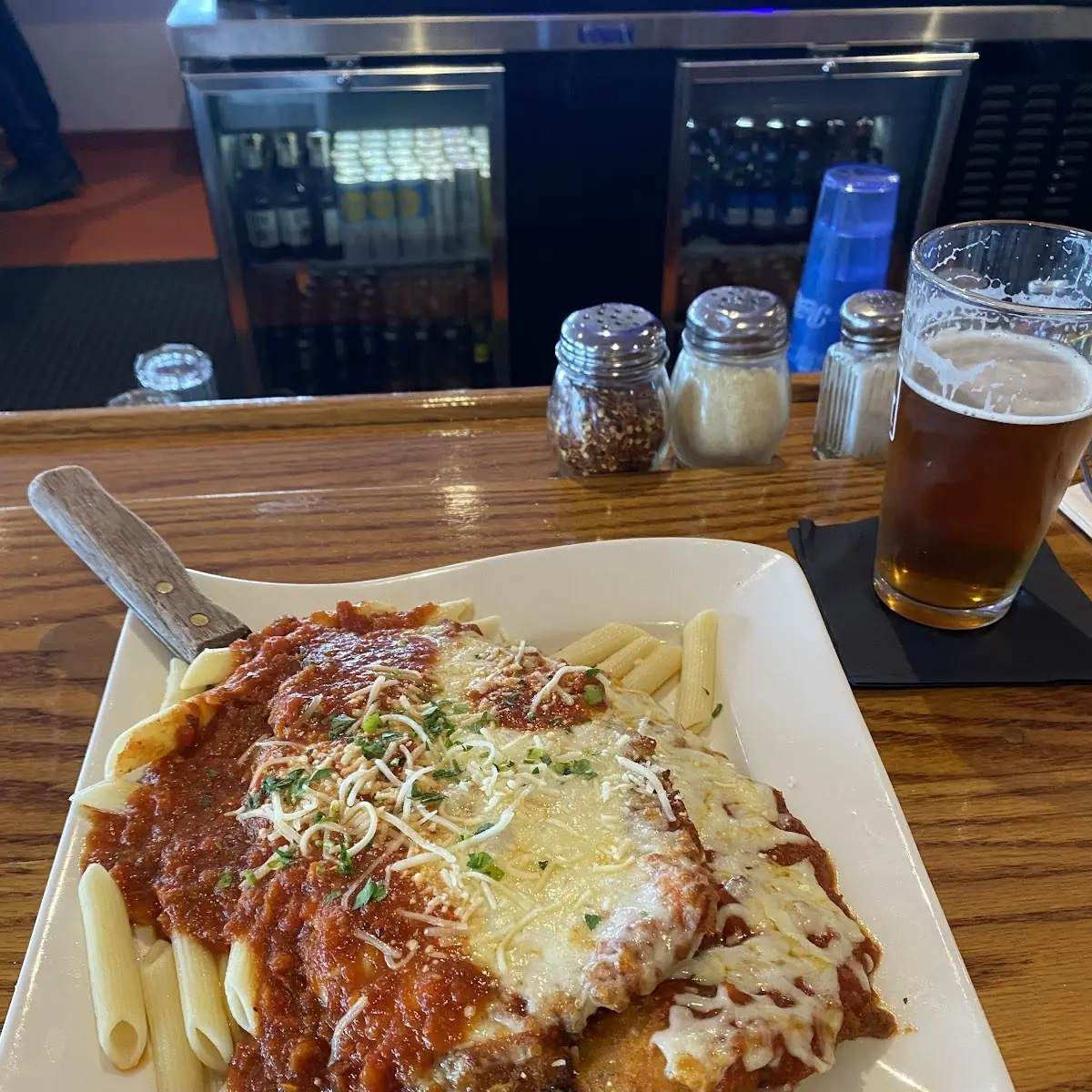 Pasta with Chicken Parmesan