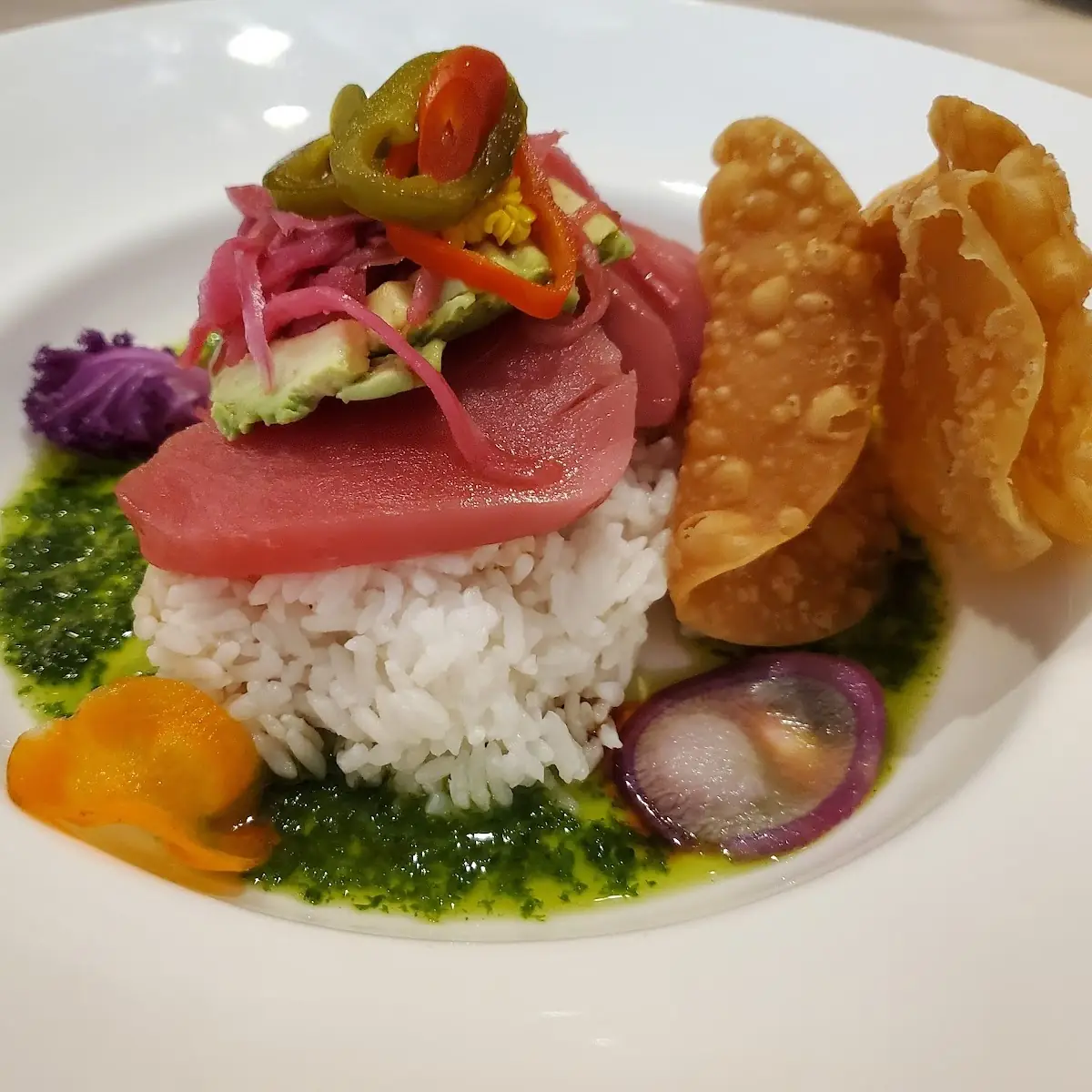Ahi Tuna Sashimi Salad