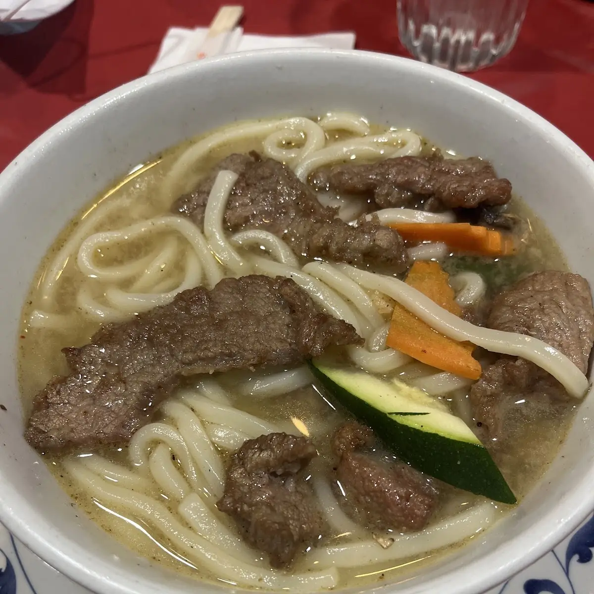 Beef Udon Noodles Soup