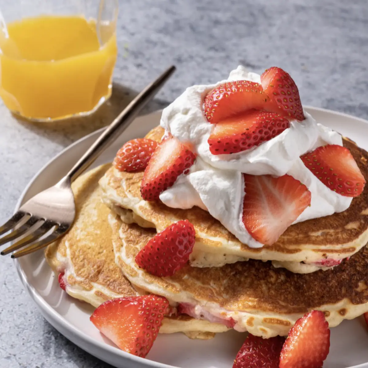 Strawberry Banana Pancakes