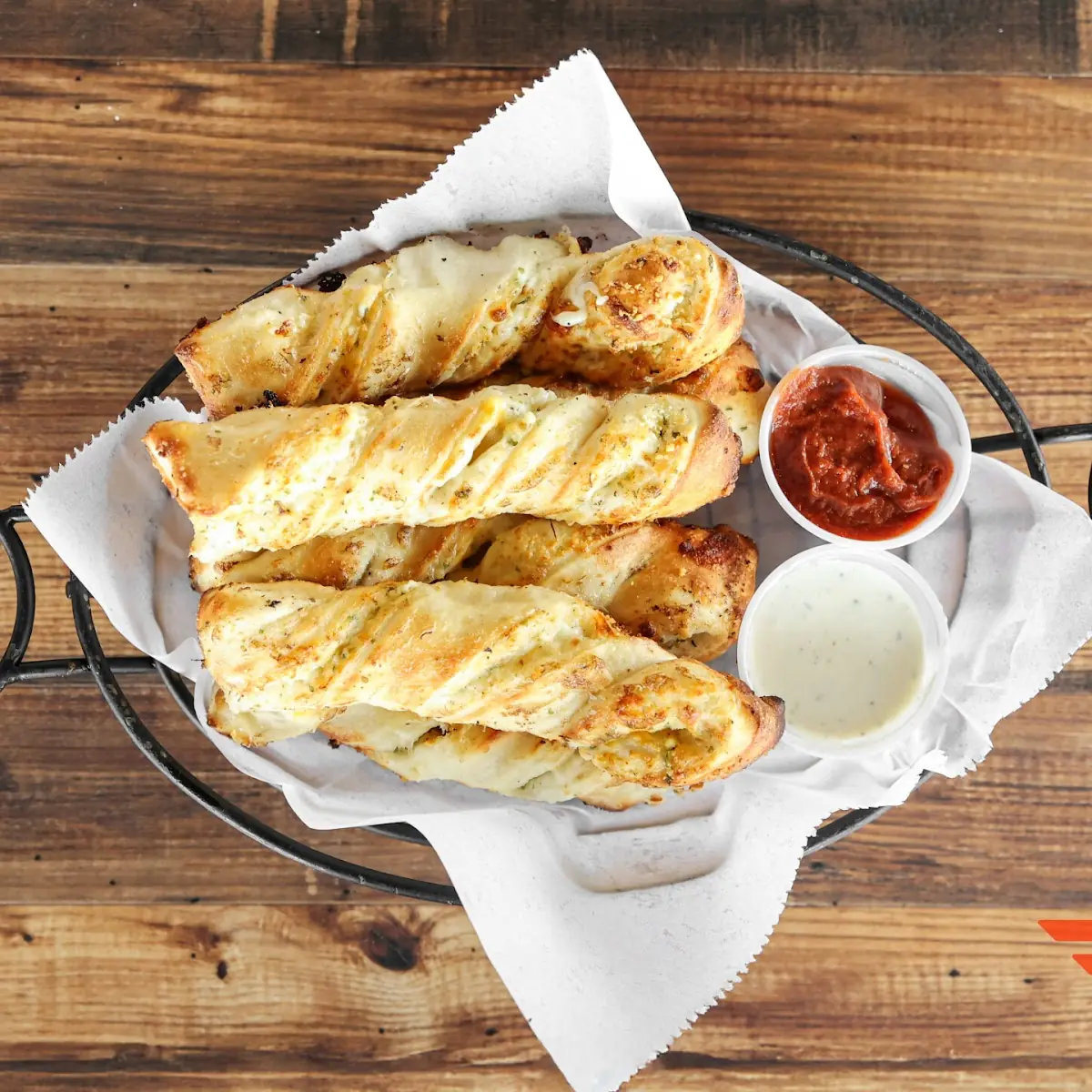 Garlic Parmesan Twists