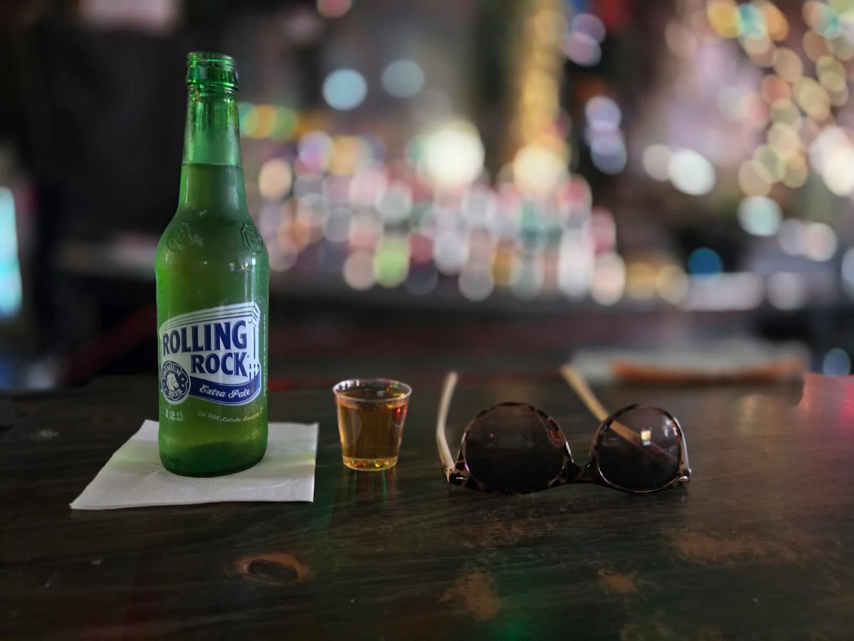 Rolling Rock and Shot