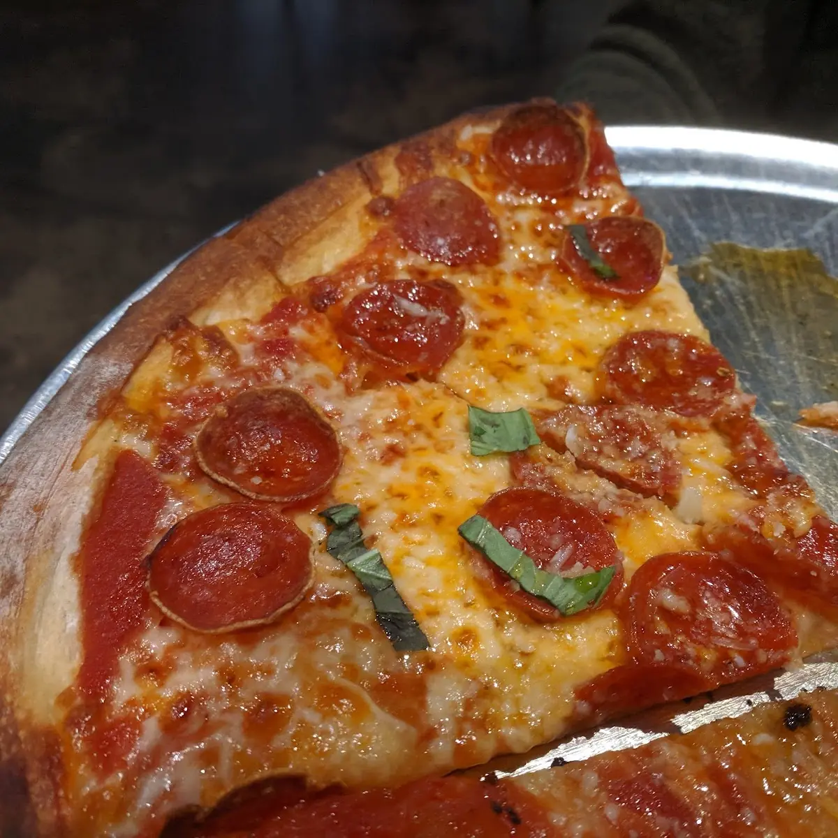 Margherita and Half Pepperoni
