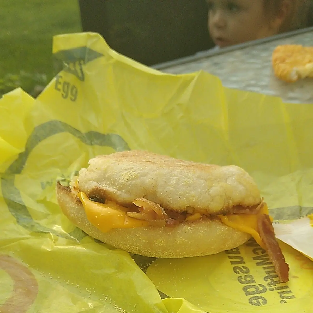 Bacon Cheese Mcmuffin