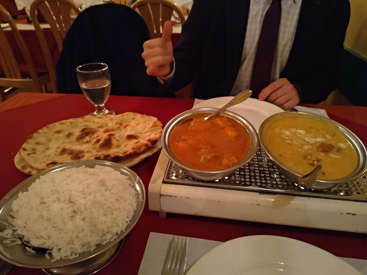 Chicken Dhansak & Lamb Korma, Light of India Restaurant