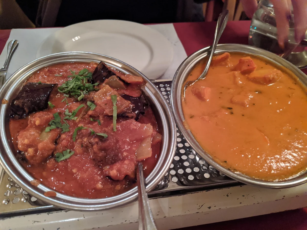 Eggplant and Tomato, Light of India Restaurant