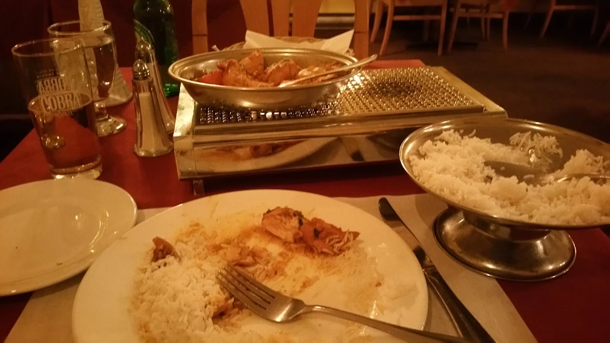 Rice with Chicken Curry, Light of India Restaurant