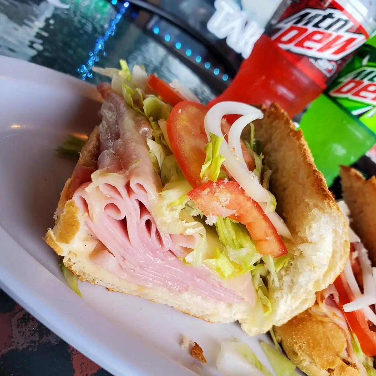 Hot Ham and Cheese Sub