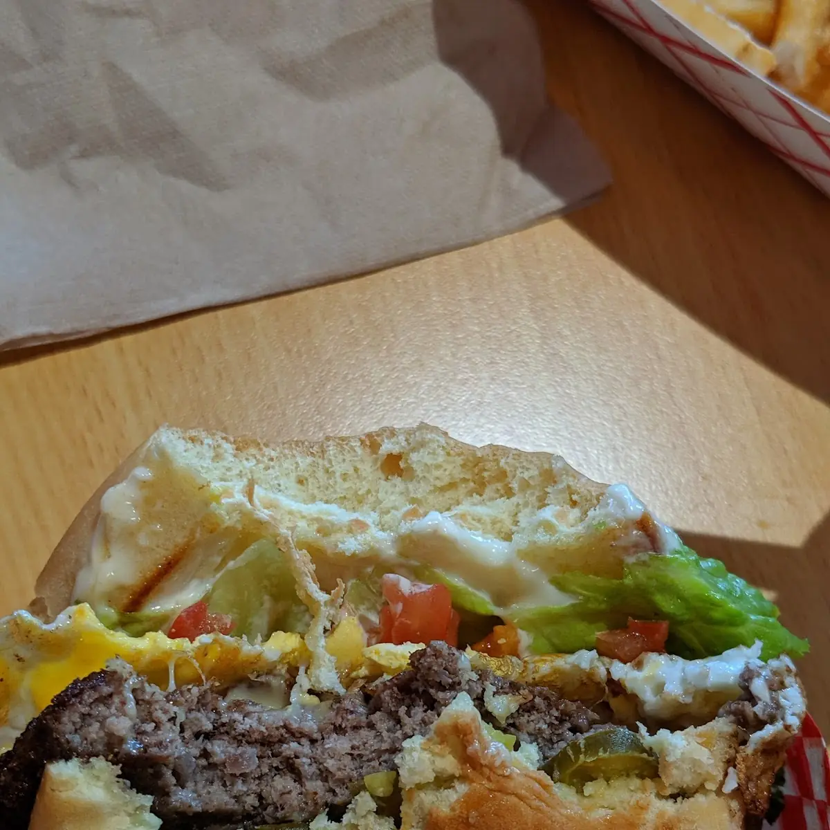 Burger with Egg
