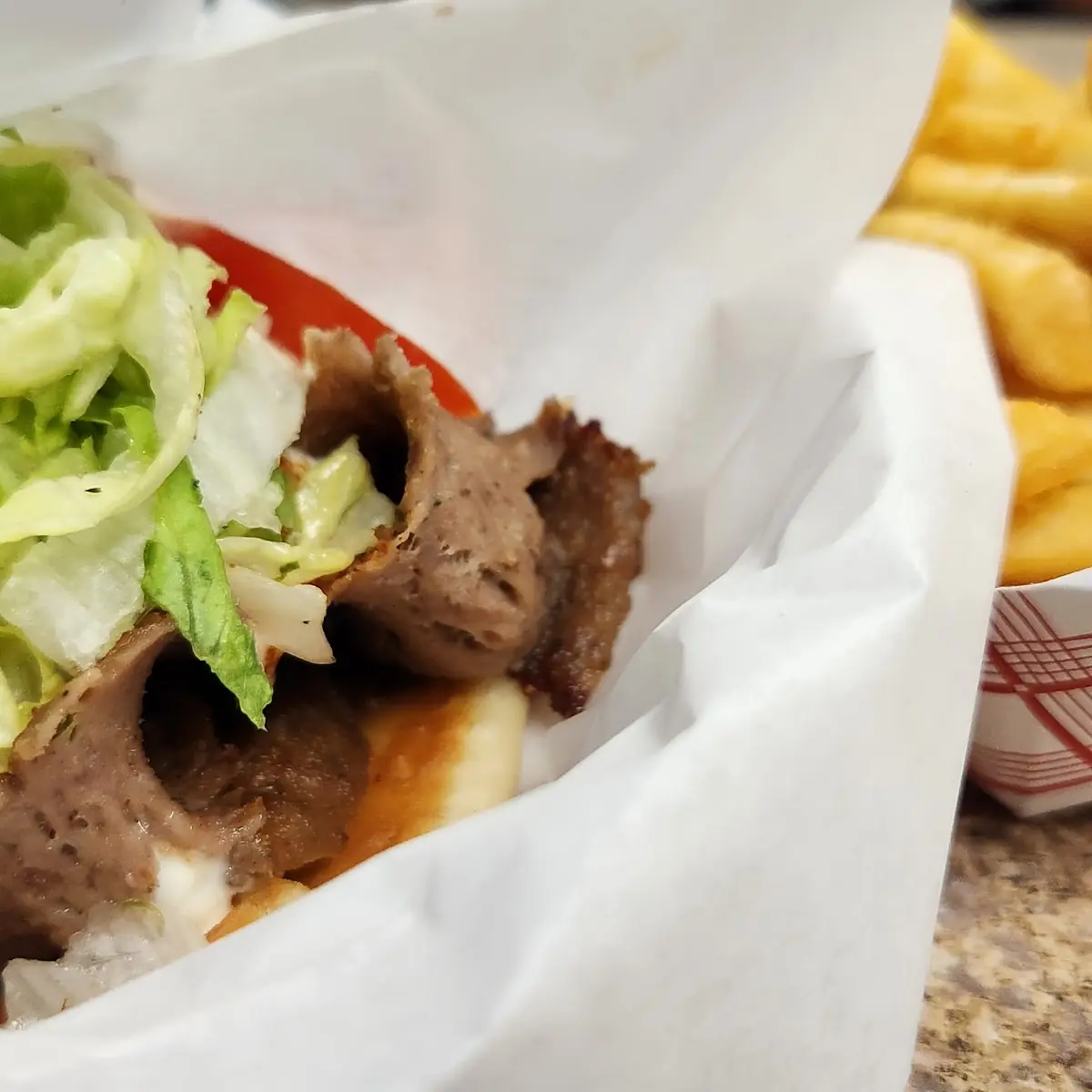Gyro with Feta Cheese