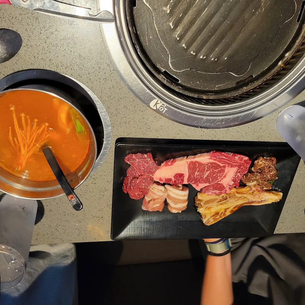 Hot Pot and BBQ Dinner